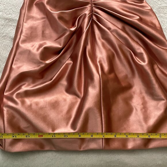 Sherri Hill, Homecoming, Lace Satin Dress in Rose Gold, FITS More Like a Size 0! - Picture 8 of 16